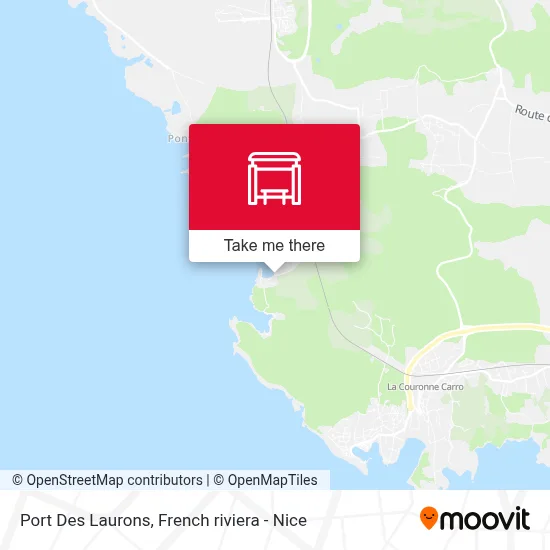 Port Des Laurons map