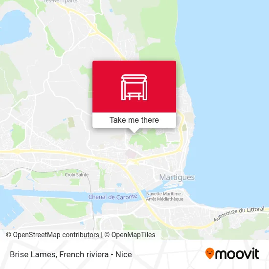 Brise Lames map