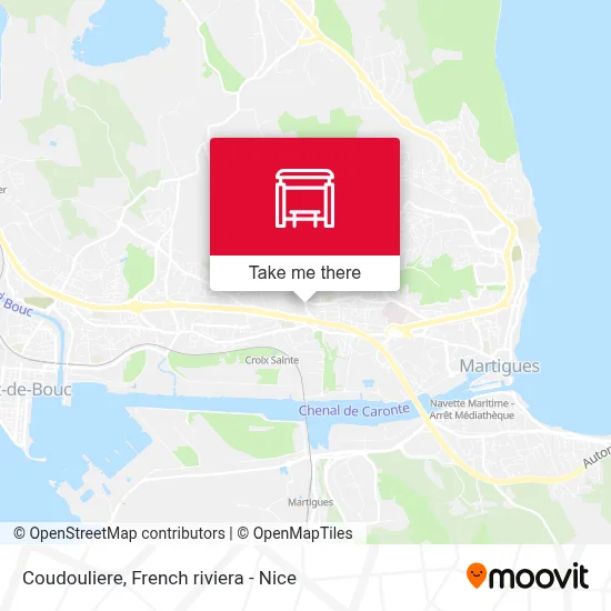 Coudouliere map