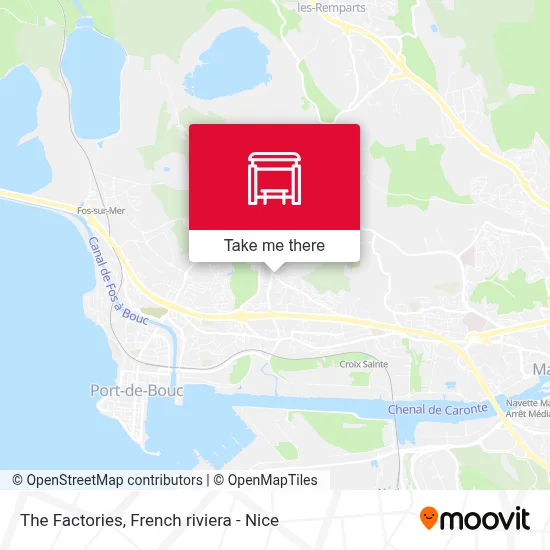 Les Fabriques map