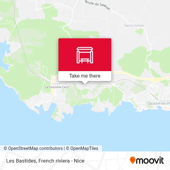 Les Bastides map