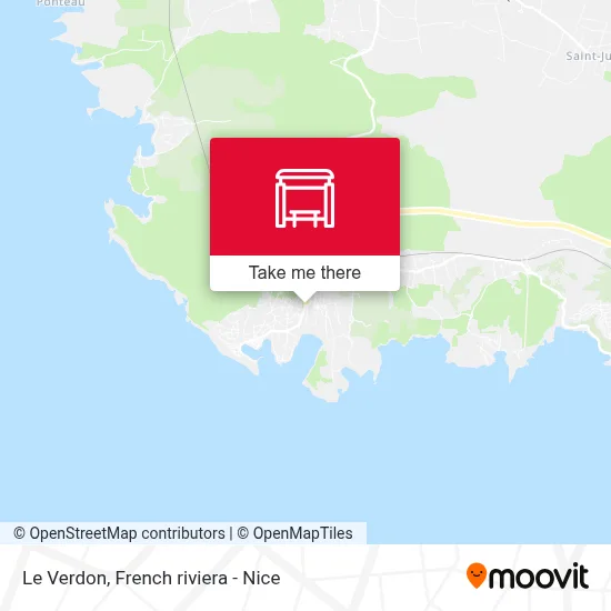 Le Verdon map
