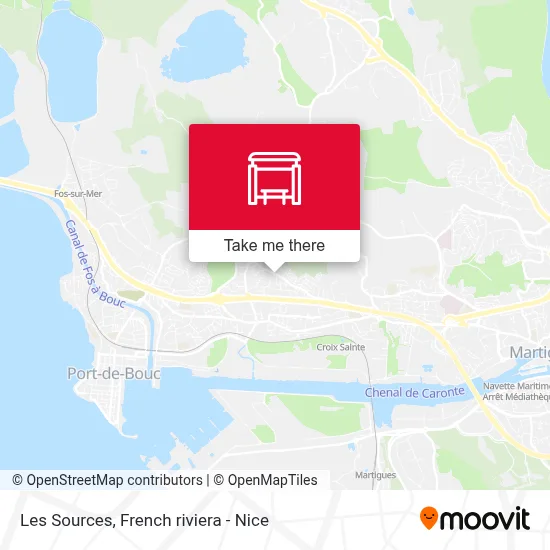 Les Sources map