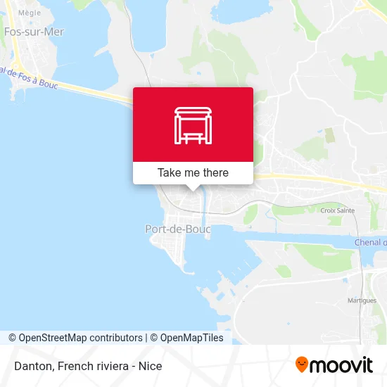 Mapa Danton