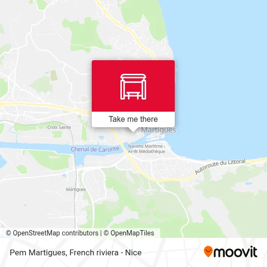 Pem Martigues map