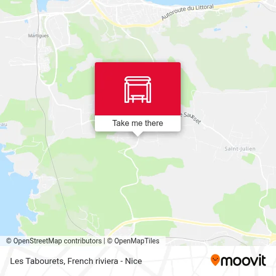 Les Tabourets map