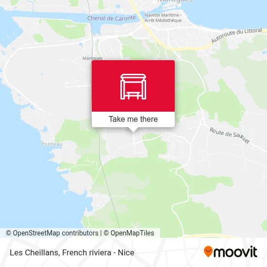 Les Cheillans map
