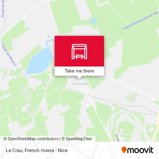La Crau map