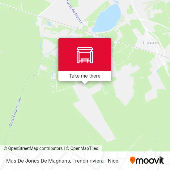 Mas De Joncs De Magnans map