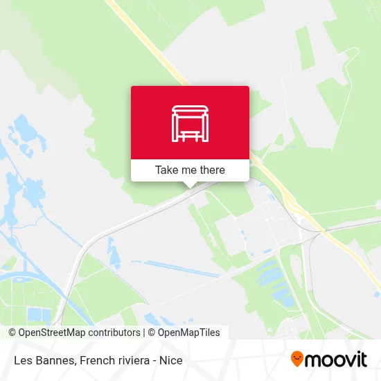 Les Bannes map