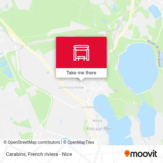 Carabins map