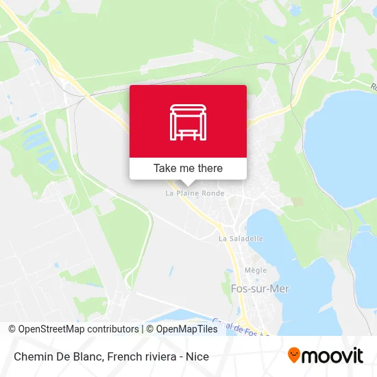Chemin De Blanc map