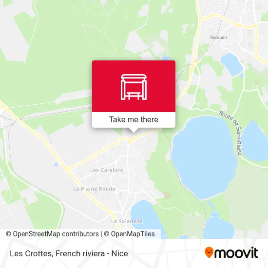 Les Crottes map