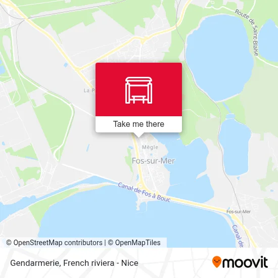 Gendarmerie map
