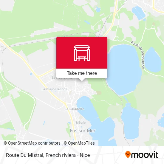 Route Du Mistral map