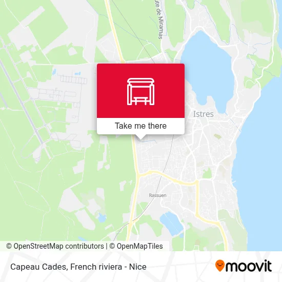 Capeau Cades map