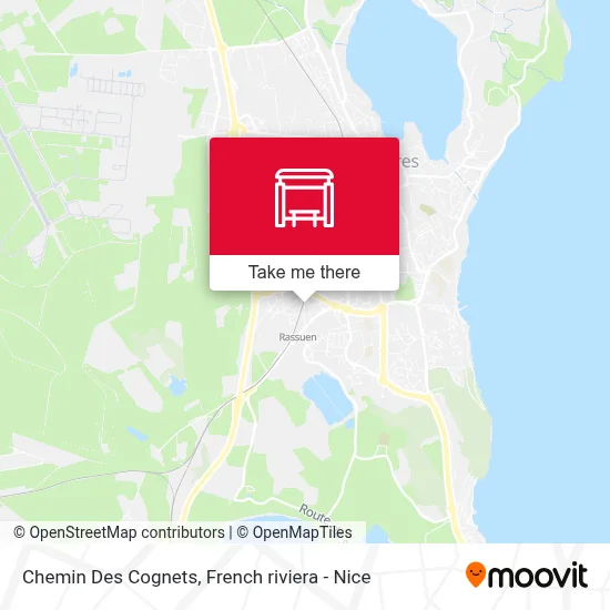 Chemin Des Cognets map
