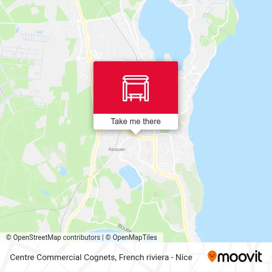 Centre Commercial Cognets map