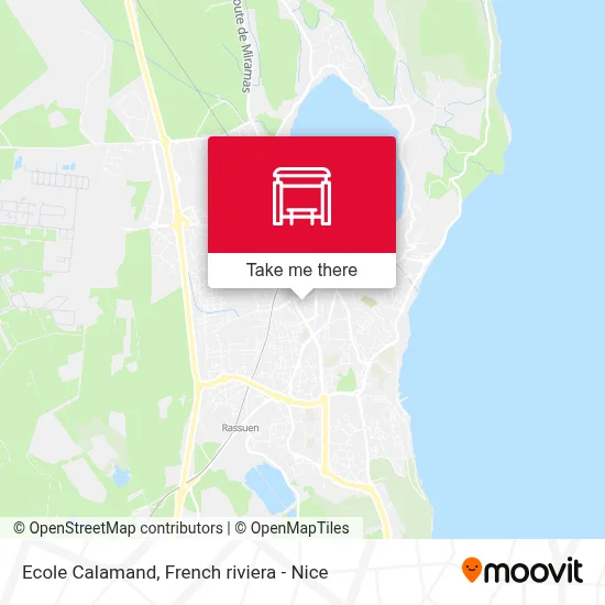 Ecole Calamand map