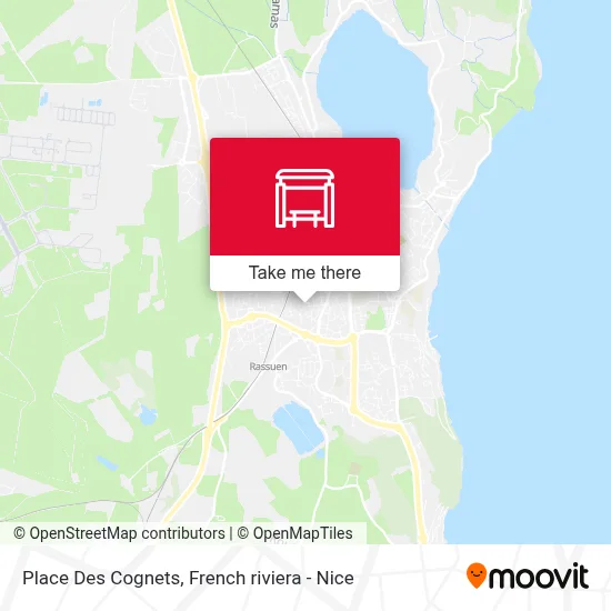 Place Des Cognets map