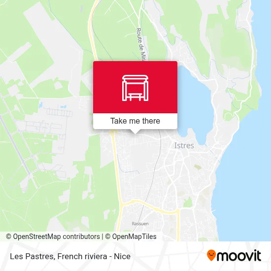 Les Pastres map