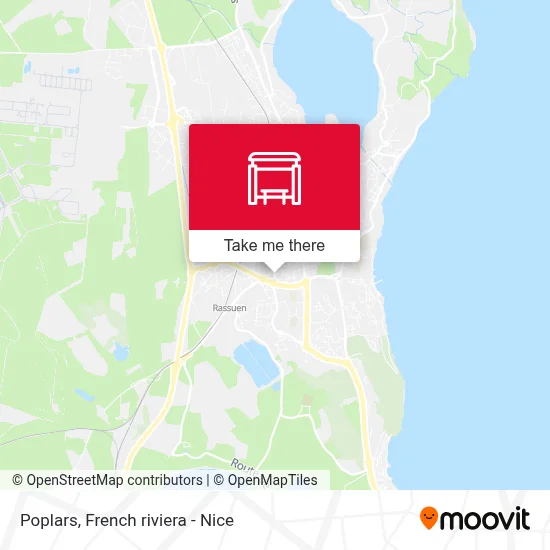 Peupliers map