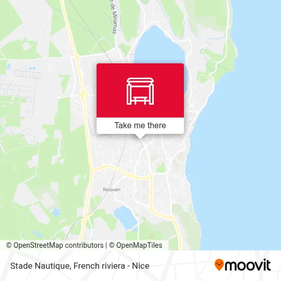 Stade Nautique map