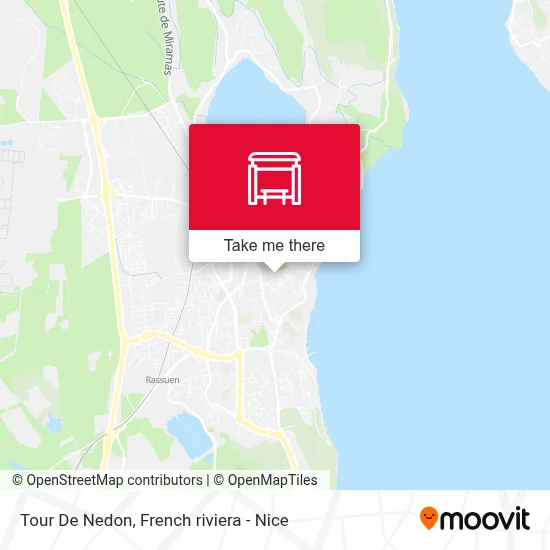 Tour De Nedon map