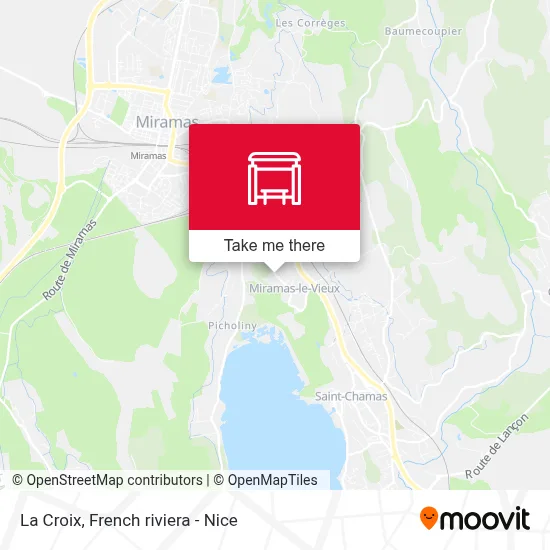 La Croix map