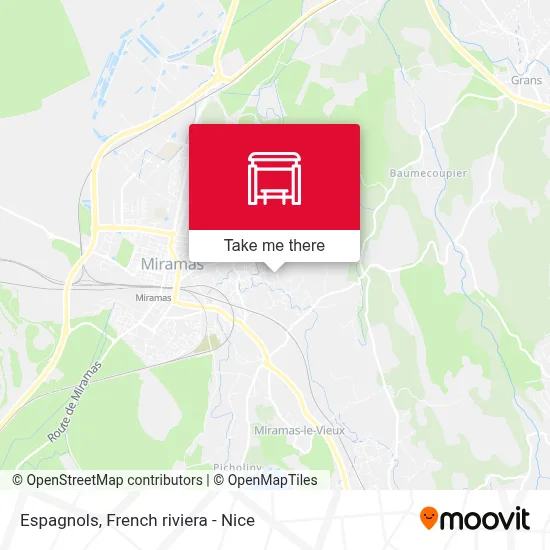 Espagnols map