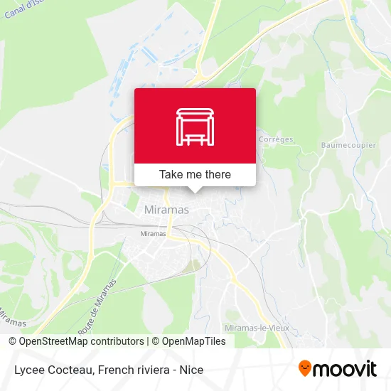 Lycee  Cocteau map
