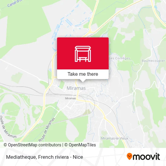 Mediatheque map