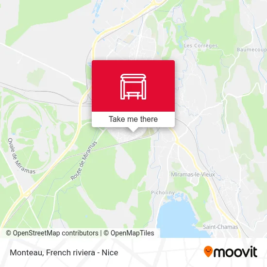Monteau map