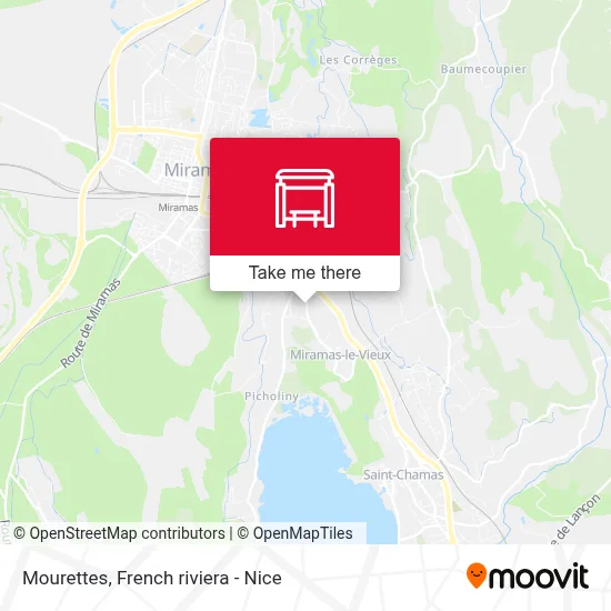Mourettes map