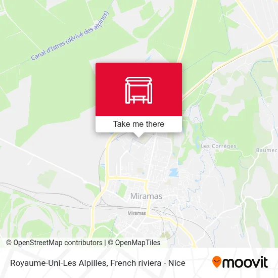 Royaume-Uni-Les Alpilles map