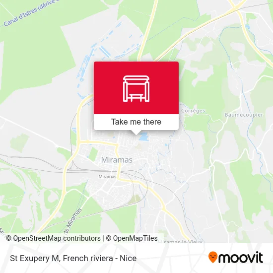 St Exupery M map