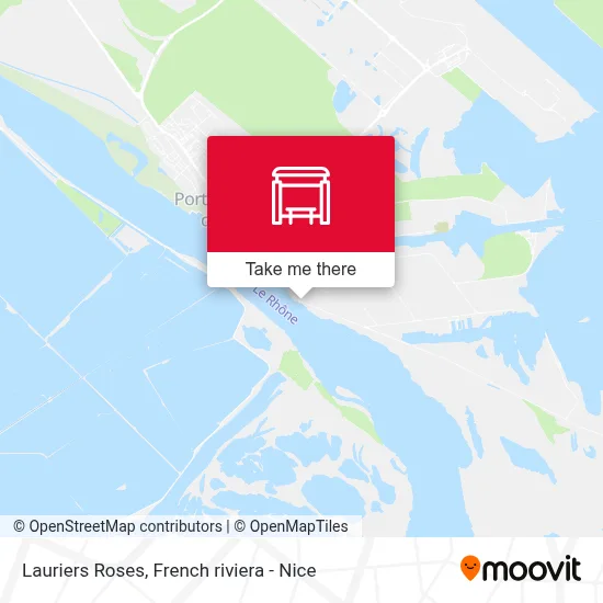 Lauriers Roses map