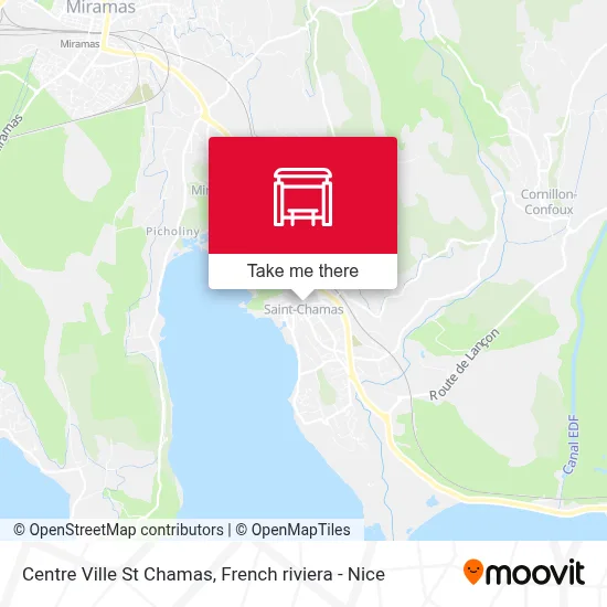 Mapa Centre Ville St Chamas