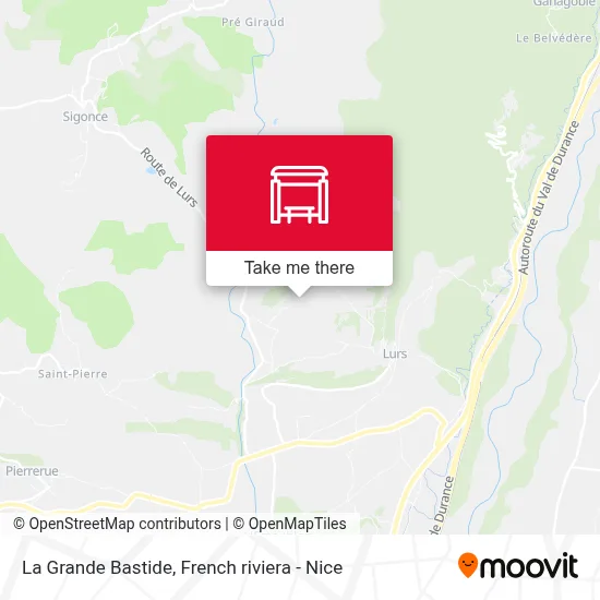 La Grande Bastide map
