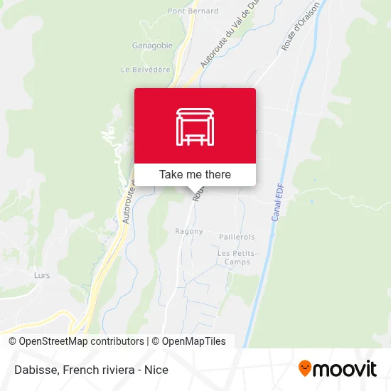 Dabisse map