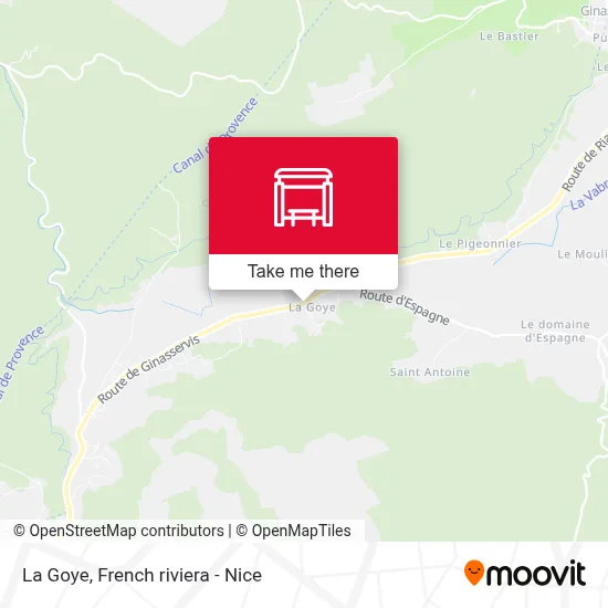 La Goye map