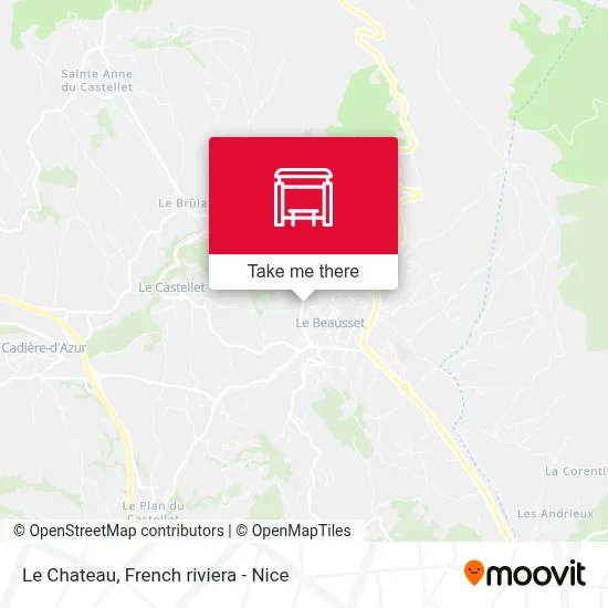 Mapa Le Chateau