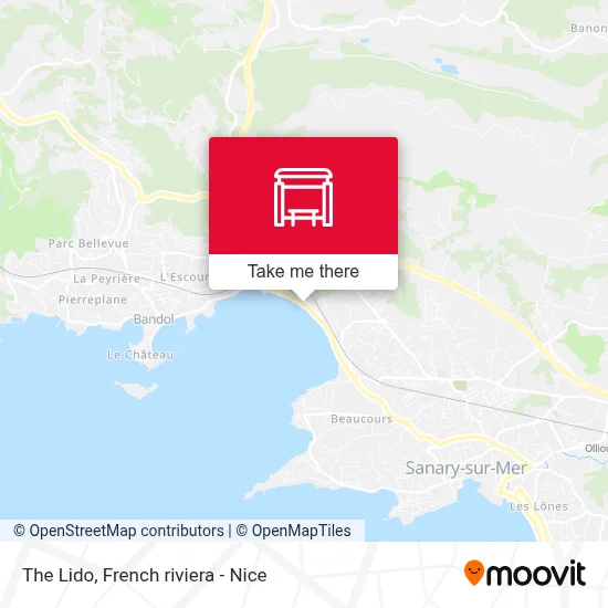 Le Lido map