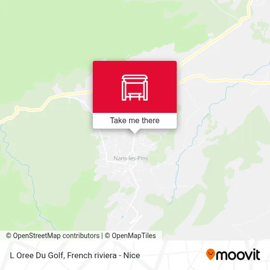 L Oree Du Golf map