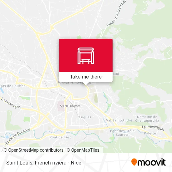 Saint Louis map