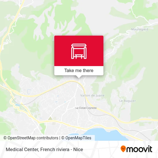 Centre Medical map