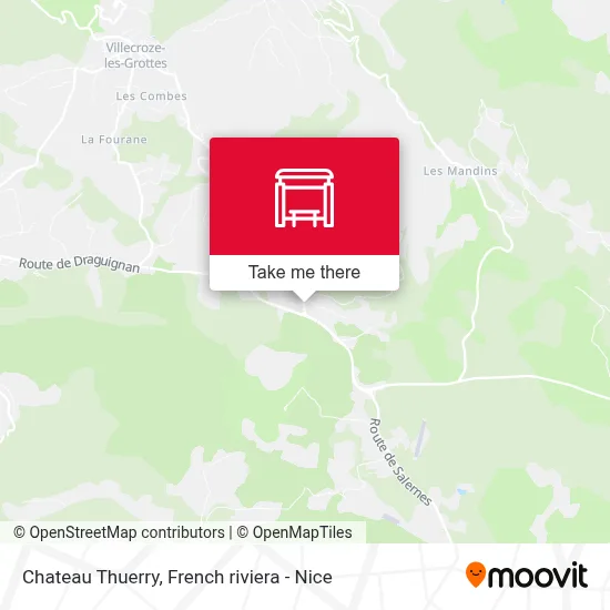 Chateau Thuerry map