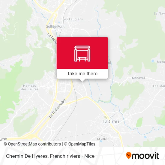 Chemin De Hyeres map