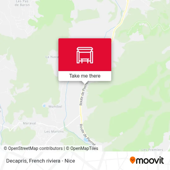 Mapa Decapris