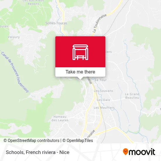 Ecoles map